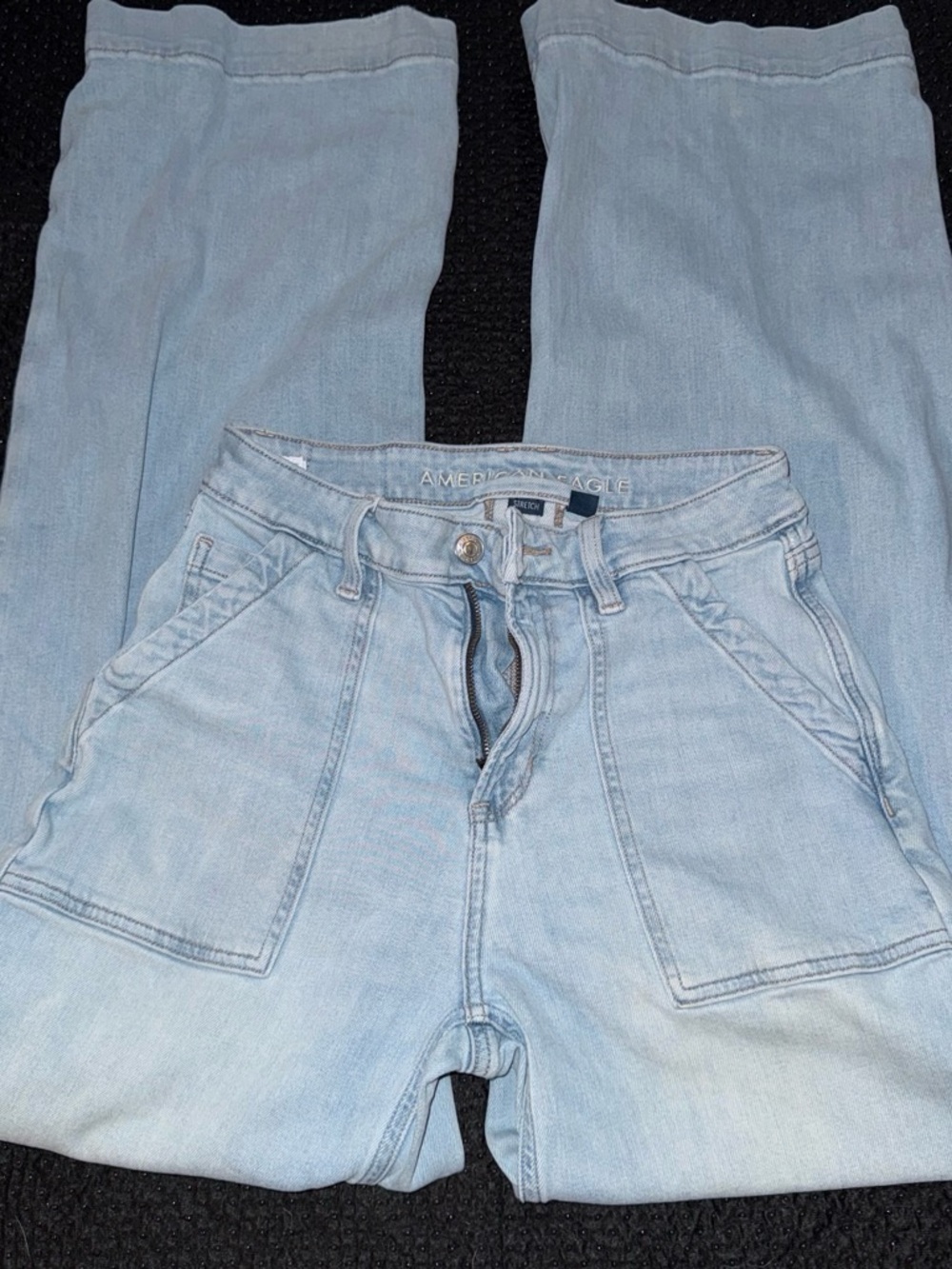 American Eagle Outfitters Light Blue High-Rise Women's Jeans